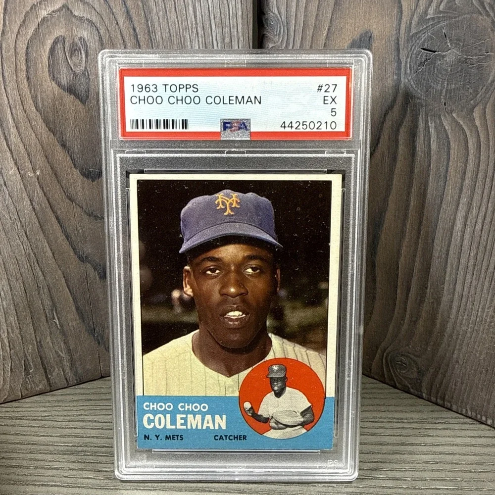 1963 Topps 27 Choo Choo‎ Coleman - PSA 5